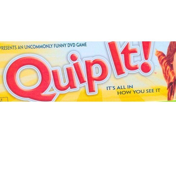 Quip It! DVD Game Original Package Creative Board Game FACTORY SEALED - Picture 2 of 3